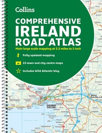 Wegenatlas Ireland Comprehensive Road Atlas - Ierland | Collins