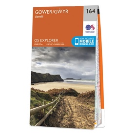 Wandelkaart - Topografische kaart 164 OS Explorer Map Gower, Gwyr | Ordnance Survey