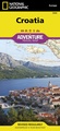 Wegenkaart - landkaart 3324 Adventure Map Croatia - Kroatië | National Geographic