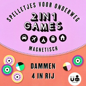 Spel Magneet spelletjes voor onderweg 2 in 1 | Image Books