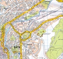 Stadsplattegrond Pocket Street Map Bath | A-Z Map Company