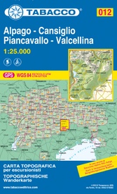  012 Alpago / Cansiglio / Piancavallo / Valcellina | Tabacco Editrice1