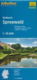 Fietskaart BRA09 Bikeline Radkarte Spreewald | Esterbauer