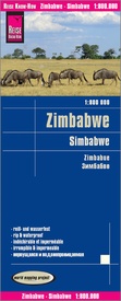 Wegenkaart - landkaart Simbabwe - Zimbabwe | Reise Know-How Verlag