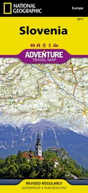 Wegenkaart - landkaart 3311 Adventure Map Slovenia - Slovenië | National Geographic