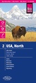 Wegenkaart - landkaart 02 USA . Noord: Idaho - Montana - Wyoming - North Dakota - South Dakota - Nebraska | Reise Know-How Verlag