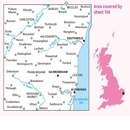 Wandelkaart - Topografische kaart 156 Landranger Saxmundham, Aldeburgh & Southwold | Ordnance Survey