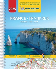 Wegenatlas France - Frankrijk | Ringband | A4-Formaat | 2025 | Michelin