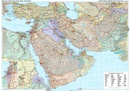 Wegenkaart - landkaart Middle East Political - Midden-Oosten Politiek | Gizi Map