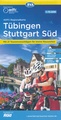 Fietskaart ADFC Regionalkarte Tübingen - Stuttgart Süd | BVA BikeMedia