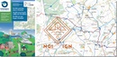 Wandelkaart - Wandelknooppuntenkaart 25 St-Vith en het hoger Ameldal | NGI - Nationaal Geografisch Instituut