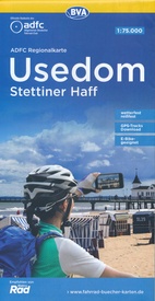 Fietskaart ADFC Regionalkarte Usedom - Settiner Haff | BVA BikeMedia