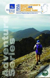 Wandelkaart Adventure Series Macgillycuddy's Reeks & Killarney NP | Ordnance Survey Ireland