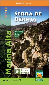 Wandelkaart Marina Alta Serra de Bernia | Editorial Piolet