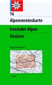 Wandelkaart 16 Alpenvereinskarte Ennstaler Alpen - Gesäuse | Alpenverein