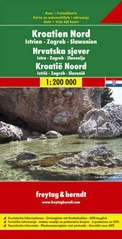 Wegenkaart - landkaart Kroatië Noord - Croatia North - Kroatien Nord | Freytag & Berndt