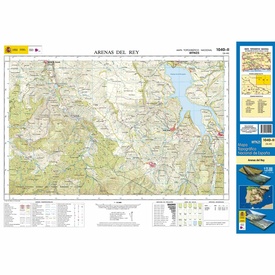 Topografische kaart 1040-II Arenas del Rey | CNIG - Instituto Geográfico Nacional1