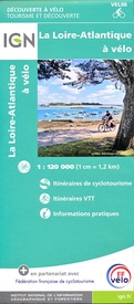 Fietskaart 08 Velo Loire-Atlantique a velo - by bike | IGN - Institut Géographique National