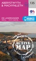 Wandelkaart - Topografische kaart 135 Landranger Active Aberystwyth / Machynlleth | Ordnance Survey