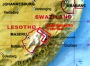 Wandelkaart Trekking map Drakensbergen - Zuid Afrika | TerraQuest