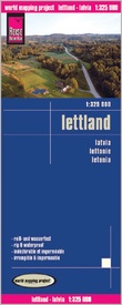 Wegenkaart - landkaart Lettland - Letland | Reise Know-How Verlag