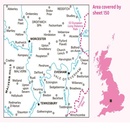 Wandelkaart - Topografische kaart 150 Landranger Worcester & The Malverns, Evesham & Tewkesbury | Ordnance Survey