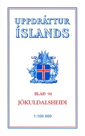 Wandelkaart - Topografische kaart 94 Atlaskort Jokuldalsheidi | Ferdakort