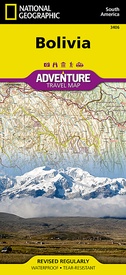 Wegenkaart - landkaart 3406 Adventure Map Bolivia | National Geographic