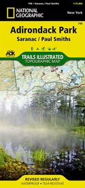 Wandelkaart - Topografische kaart 746 Adirondack Park - Saranac - Paul Smiths | National Geographic