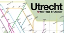 Wandkaart - Stadsplattegrond Utrecht Metrokaart - Metro Transit Map | Victor van Werkhoven