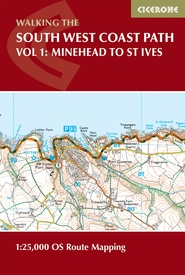 Wandelgids South West Coast Path Map Booklet | Cicerone