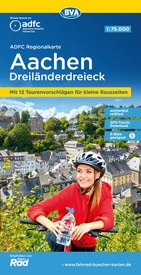 Fietskaart ADFC Regionalkarte Aken - Aachen, Dreiländereck | BVA BikeMedia