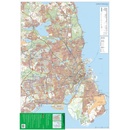 Fietskaart Cykelkort Danmark and Copenhagen – Cycle Map of Denmark | Scanmaps