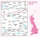 Wandelkaart - Topografische kaart 187 Landranger Dorking, Reigate & Crawley area | Ordnance Survey