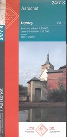 Wandelkaart - Topografische kaart 24/7-8 Aarschot - Scherpenheuvel - Rillaar | NGI - Nationaal Geografisch Instituut