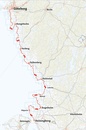 Fietsgids - Fietsatlas Cykelatlas Kattegattleden 1:50.000 | Zweden | Calazo