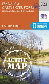 Wandelkaart - Topografische kaart 323 OS Explorer Map | Active Eskdale / Castle O'er Forest | Ordnance Survey