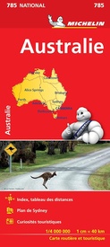 Wegenkaart - landkaart 785 Australië - Australia | Michelin