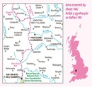 Wandelkaart - Topografische kaart 148 Landranger Presteigne & Hay-on-Wye, Llanandras a'r Gelli Gandryll - Wales | Ordnance Survey