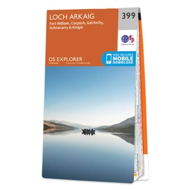 Wandelkaart - Topografische kaart 399 OS Explorer Map Loch Arkaig Explorer | Ordnance Survey