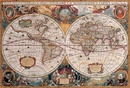 Legpuzzel Antique World Map (2000) | Eurographics