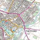 Wandelkaart - Topografische kaart 229 OS Explorer Map Thetford Forest in The Brecks, Thetford & Brandon | Ordnance Survey