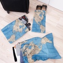 Kadotip Reiswaszakken Around the World Travel Bag Set | Kikkerland