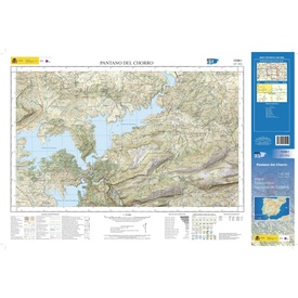 Topografische kaart 1038-I Pantano del Chorro | CNIG - Instituto Geográfico Nacional1