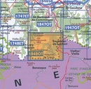 Wandelkaart - Topografische kaart 1848OTR Bagnères-de-Luchon | IGN - Institut Géographique National Wandelkaart - Topografische kaart 1848OT Bagnères de Luchon, | IGN - Institut Géographique National