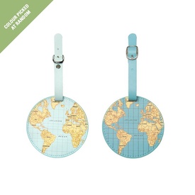 Bagagelabel World Traveler Luggage Tag | Kikkerland