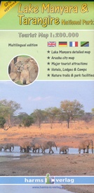 Wegenkaart - landkaart Wandelkaart Lake Manyara en Tangarire NP - Tanzania | Harms IC Verlag