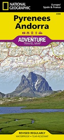 Wegenkaart - landkaart 3308 Adventure Map Pyrenees & Andorra - Pyreneeën en Andorra | National Geographic