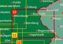 Wegenkaart - landkaart 10 Franken – Altmühltal – Ostbayern | Freytag & Berndt