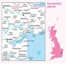 Wandelkaart - Topografische kaart 168 Landranger Colchester, Halstead & Maldon | Ordnance Survey